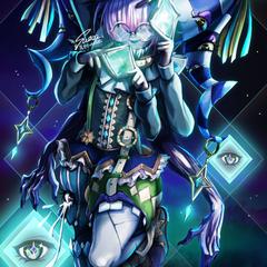 創作企画のキャラクター「黒のダイヤ」