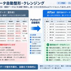 PythonでExcelデータの整形・クレンジングを自動化