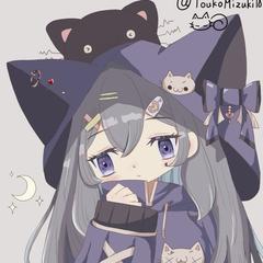 猫耳女の子のオリジナルイラスト