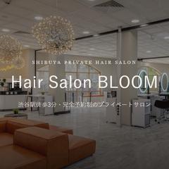 美容室LP「Hair Salon BLOOM」（自主制作）