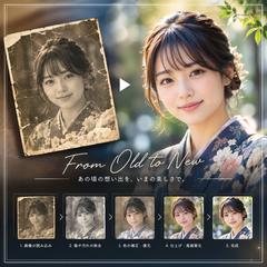 生成AIを活用した写真復元・高画質化・映像化コンテンツ制作