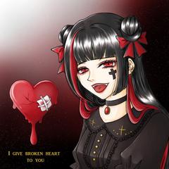 ダークな雰囲気のイラスト作成