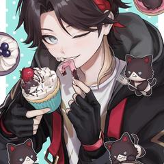 版権　周年お祝いイラスト