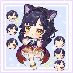 YouTuberさんのちびキャライラスト