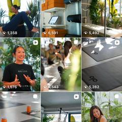 表参道ヨガピラティススタジオInstagramデザイン