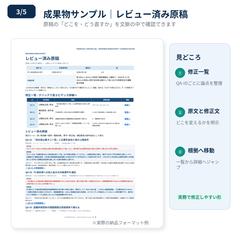 【自主制作】レビュー済み原稿