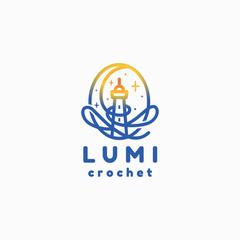 ハンドメイドブランド「LUMIcrochet」様ロゴデザイン
