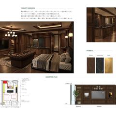 クラシックスタイルの空間・造作家具提案