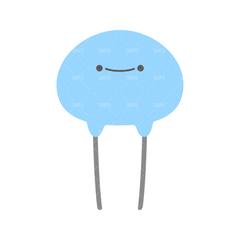 機械工場のキャラクターロゴ