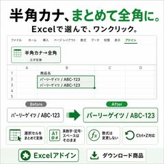 Excel 半角カナ→全角カナ 一括変換ツール