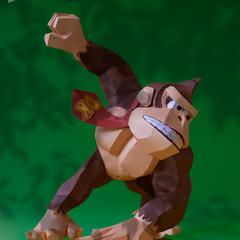 ドンキーコングのペーパークラフト