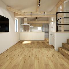 ナチュラルモダン  内装デザイン相談・３Dパース作成