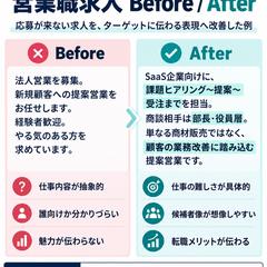 営業職求人｜Before→After改善サンプル