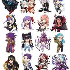 アプリゲームの企画展イラスト
