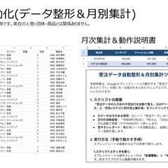 GASとAIによる自動化(データ整形＆月別集計)