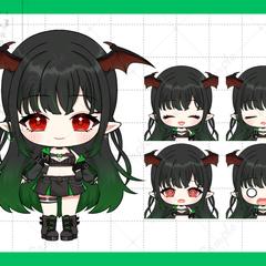 【ご依頼】VTuber様のミニキャラ作成