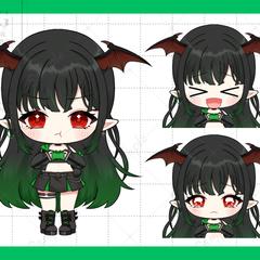 【ご依頼】VTuber様のミニキャラ作成