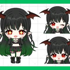 【ご依頼】VTuber様のミニキャラ作成