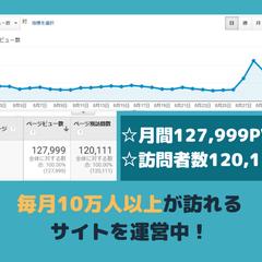 運営サイトの実績