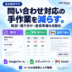 問い合わせ管理・返信下書きの自動化デモ