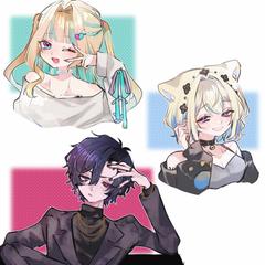 立ち絵担当のライバーさん描かせて頂きました。