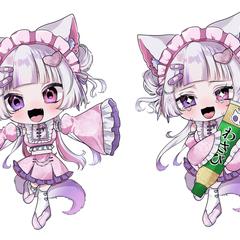 うるふん　新衣装　SDイラスト作成