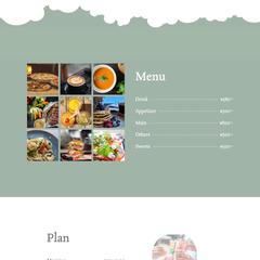 カフェのWebページ作成