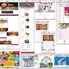 【企業サイト・店舗サイトの構築】※デザイン会社在籍時の実績