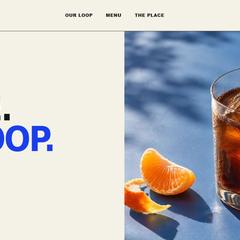 LOOP COFFEE｜カフェサイト・自主制作