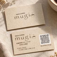 mugi｜ショップカードデザイン