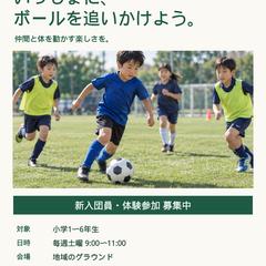 サッカー少年団の新入団員募集｜自主制作