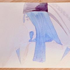 青い手紙の人