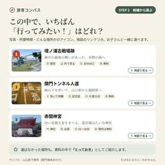 ちょい寄り候補メニュー見本｜関門海峡まわり