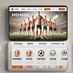 芸能人サッカーチームホームページ作成プロジェクト