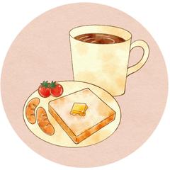 ゆるっとかわいい水彩の挿絵