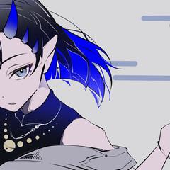 歌ってみた用サムネイルイラスト 