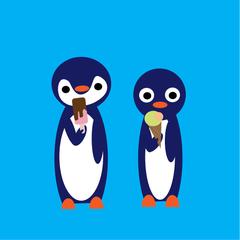 ペンギンと夏のアイス