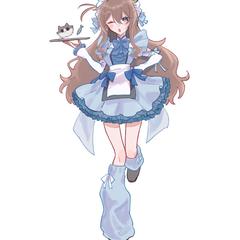 オリジナルキャラクター 全身イラスト