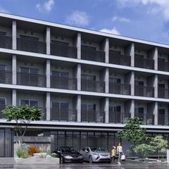 【共同住宅 外観パース】