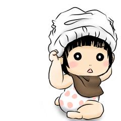 赤ちゃんゆるゆるイラスト