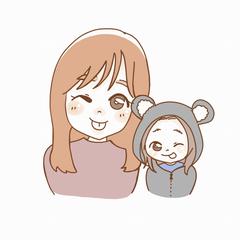 親子似顔絵