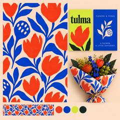 tulma｜ロゴ・ラッピング用紙・ショップカードデザイン