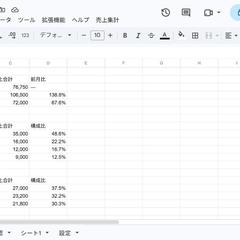 売上の記録から月ごとの集計を自動作成（GAS）