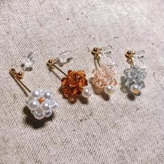 ビーズのイヤリング＆ピアス