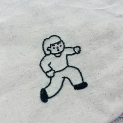 イラスト刺繍