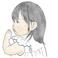 子どもの似顔絵