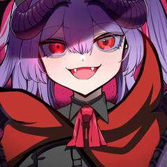 吸血鬼オリキャラアップイラスト