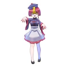 成人向けゲーム用キョンシー立ち絵