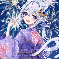 一枚絵 浴衣イラスト
