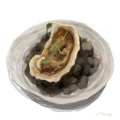 牡蠣のグラタン